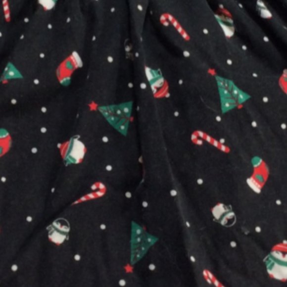 👣 5/$25 - Black Holiday Themed Long Sleeve Dress - Picture 3 of 3